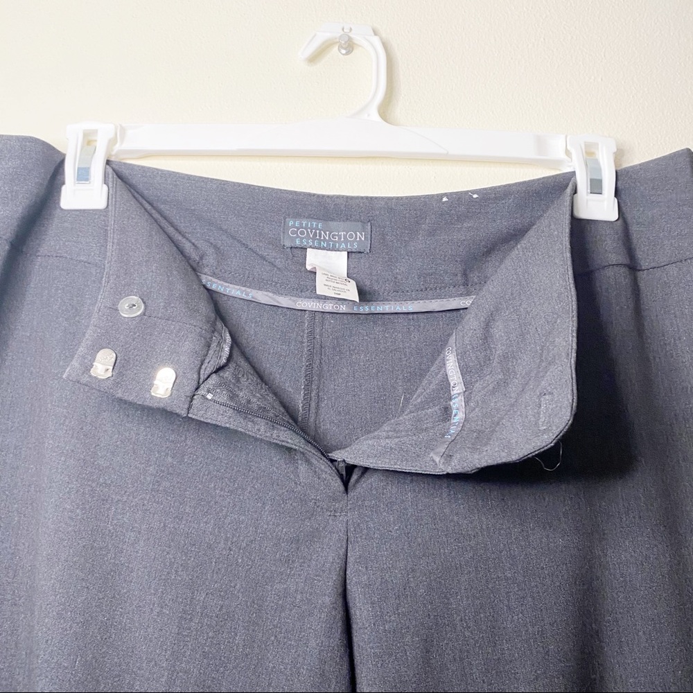 Covington Essentials - Petite Gray Straight Leg D… - image 5